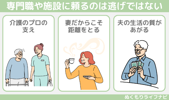 専門職や施設に頼るのは逃げではない